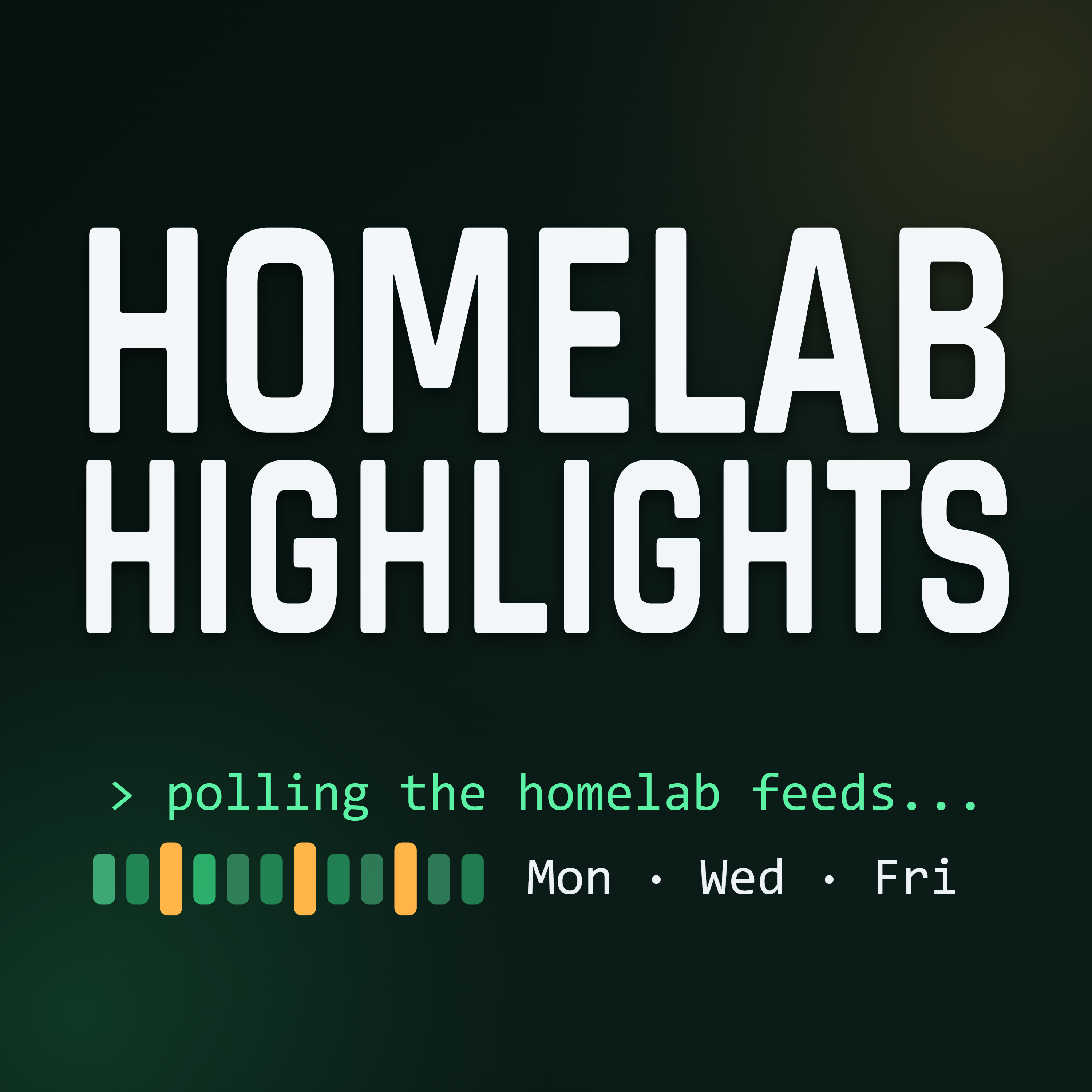 Homelab Highlights cover art